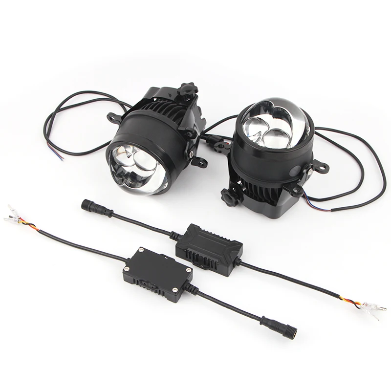 3.0 Bi Laser Fog Lights Lens Led Projector Warm White 4300K Universal 12v 9005 H11 Led 3 Inch Fog Lamp Headlight Bulb