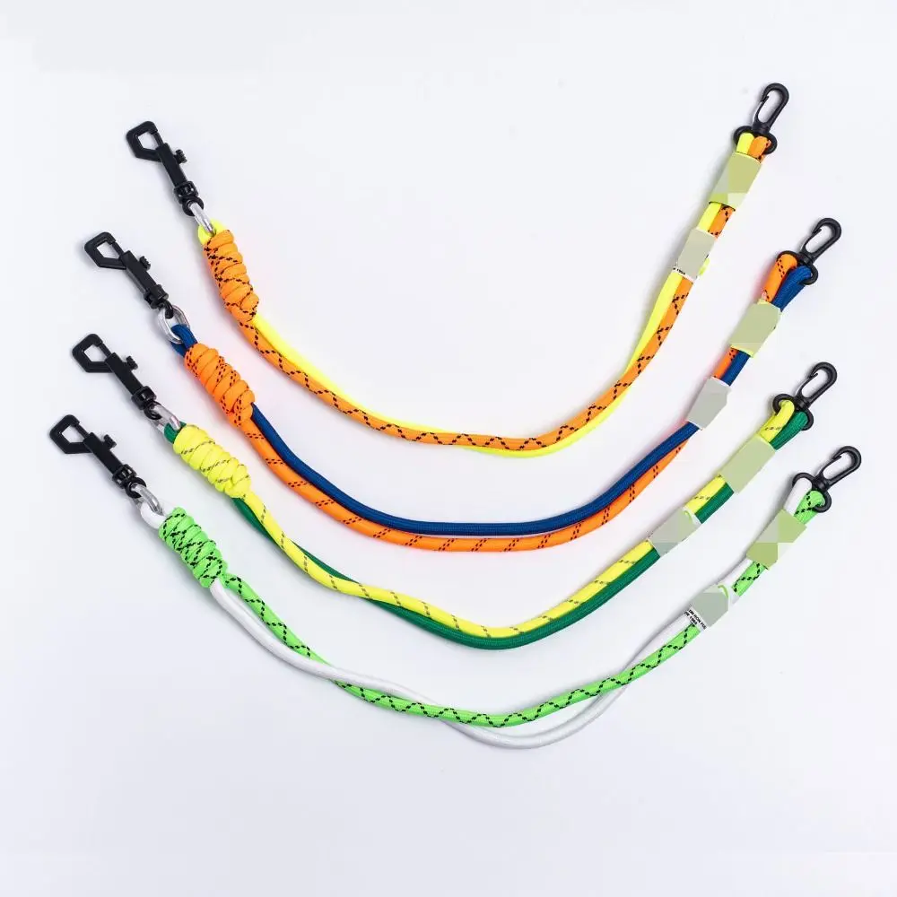 Portable Elastic Keychain Lanyard High Quality 4 Colors High Strength Backpack Key Ring Mobile Phone Lanyard Outdoor Tool