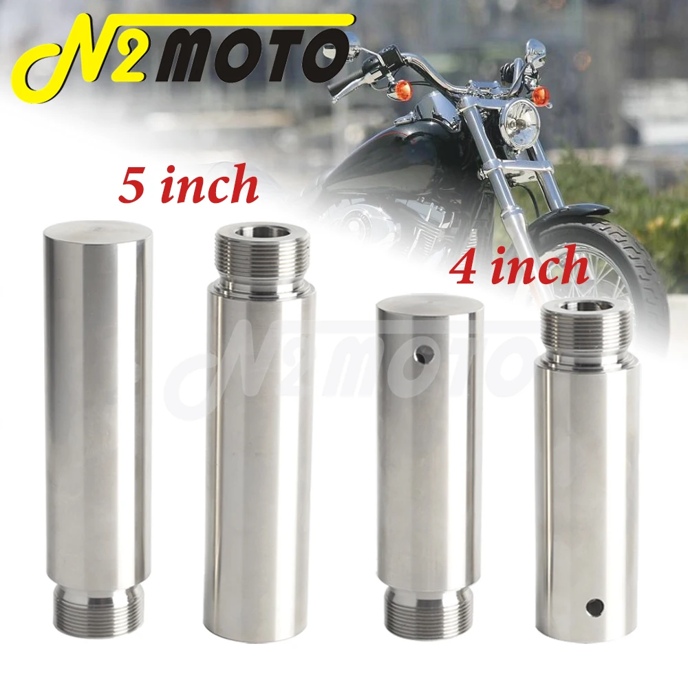 1 Pairs 4inch / 5inch Fork Tube Extension Motorcycle 40mm Front Fork Tubes Extender For Harley Sportster XL 883 1200 Dyna Glide