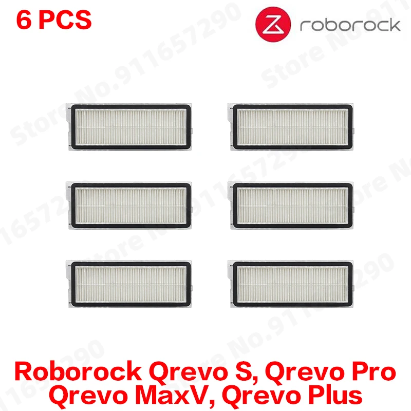 Roborock Qrevo S, Qrevo Pro, Qrevo MaxV, Qrevo Plus Staubsaugerteile Hauptbürste Seitenbürste Filter Wischpad Tuch Staubbeutel