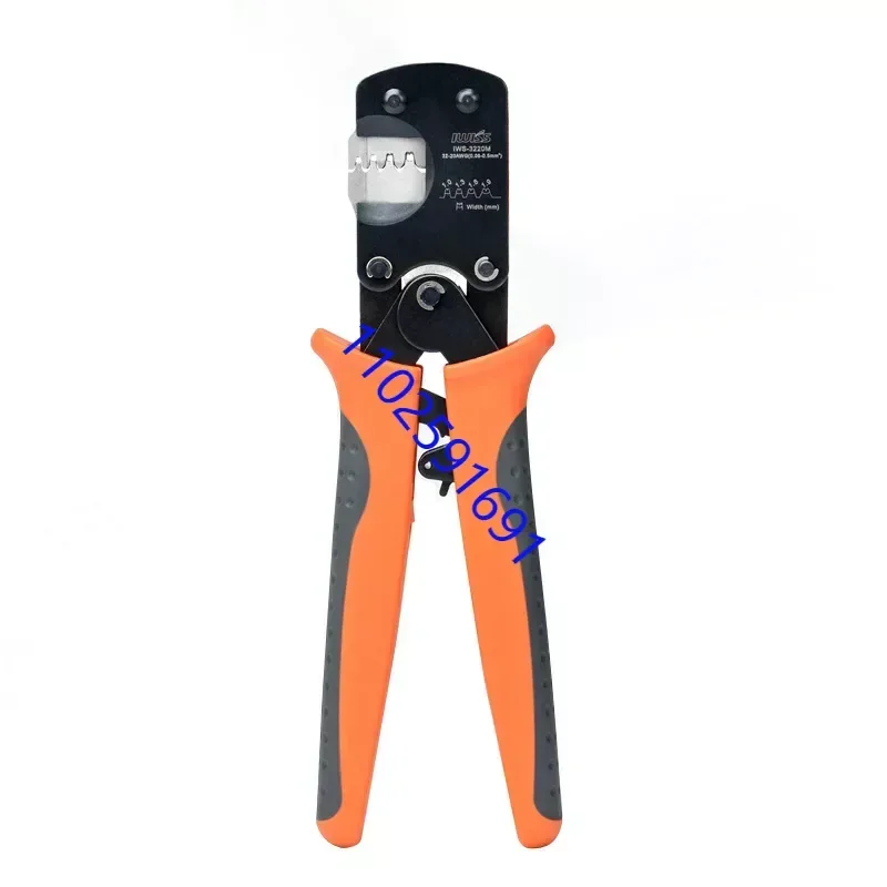 IWISS IWS-3220M Crimper Plier 0.03-0.52mm² 32-20AWG Micro Connector Ratecheting Crimping Tool Set 1470pcs PH2.0mm Terminals Kit