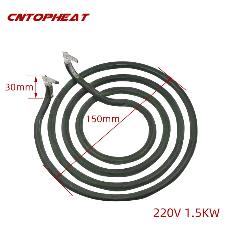 220v 1500w Stainless Steel Electric Tubular Heater Oven Stove Heating Element for Cooktop