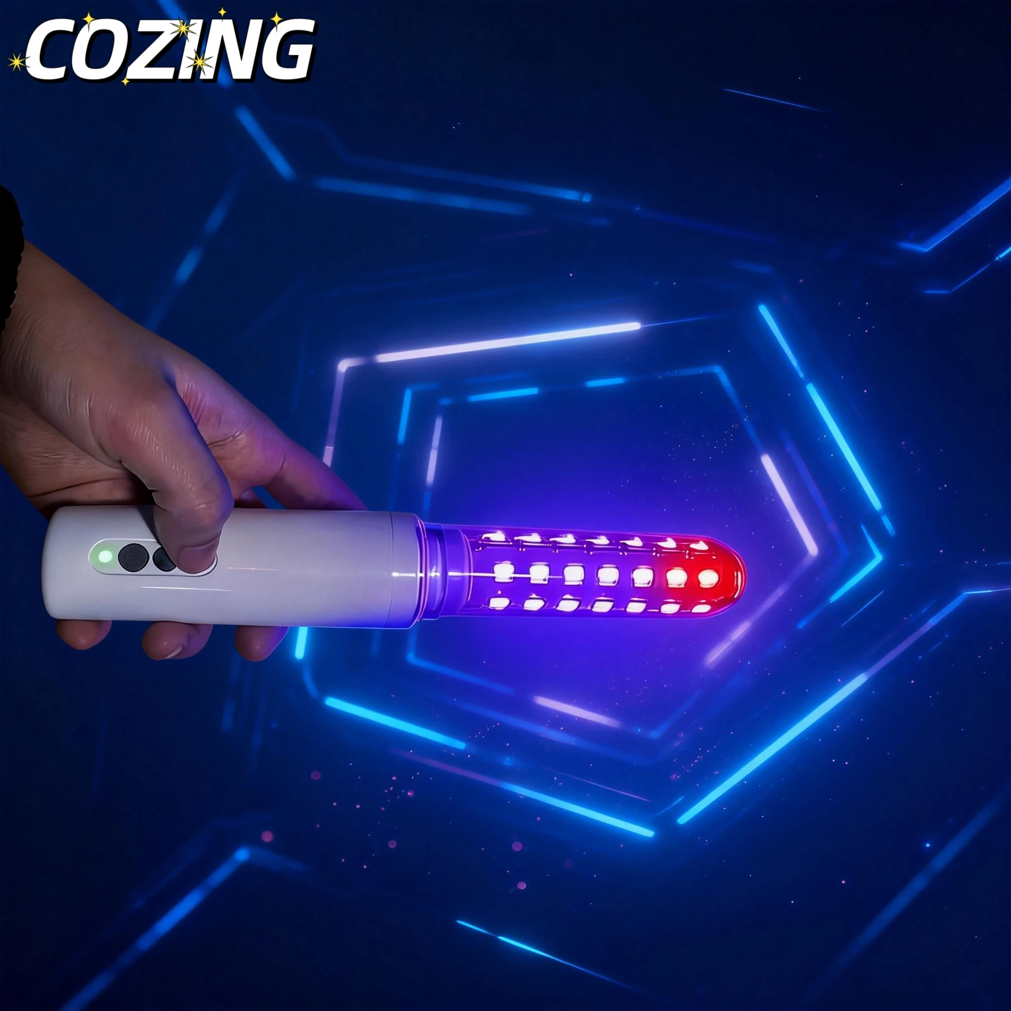 

COZING Women's Non-Invasive Vaginal Therapy Device Infrared Red Blue LED Light For Vaginal Tightening & Gynecological Care