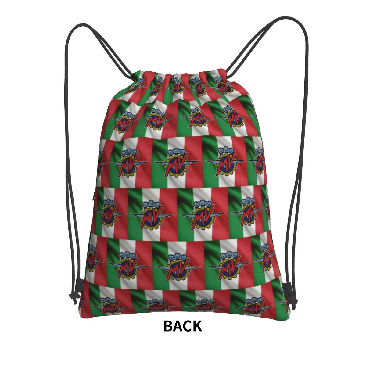 Motorcycle Doormat MV Agusta Backpacks Casual Drawstring Bags Sports Bag Book Bags for Man Woman School
