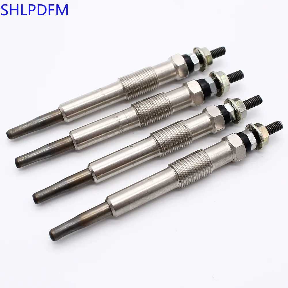 SHLPDFM 4Pcs Glow Plug For Ford Fiesta Focus Mondeo Connect Tourneo 1.8 TDCI Glow Plug Kit