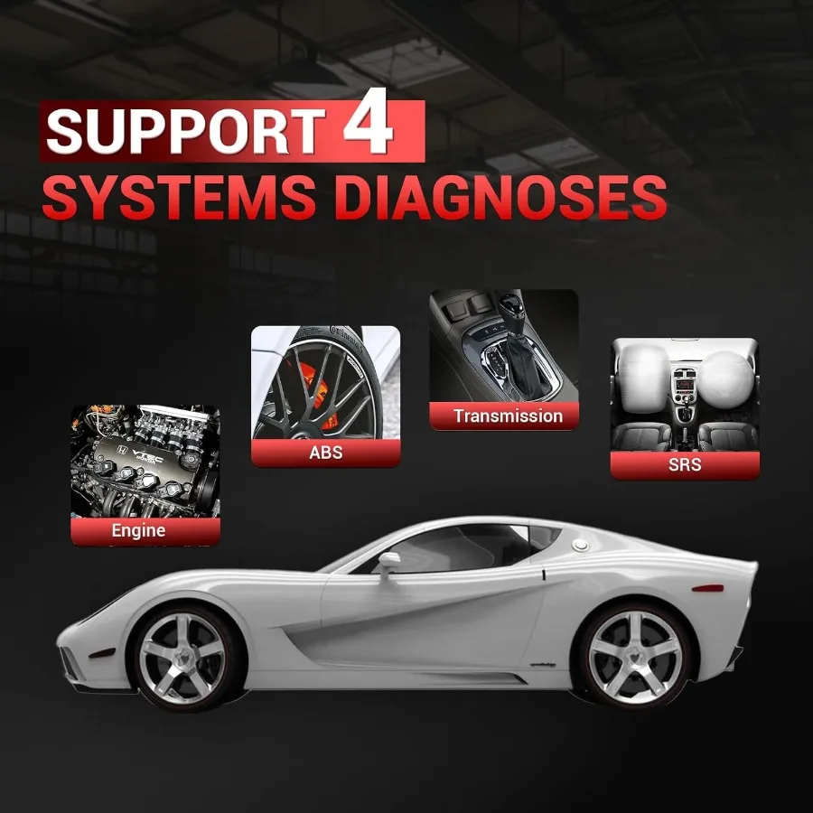 OBD2 Scanner Millennium 90 Pro Car Diagnostic Tool for Comprehensive Vehicle Troubleshooting Including Engine ABS SRS EPB BMS S