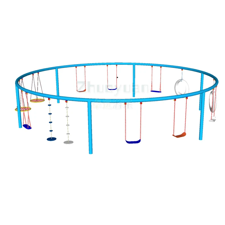 놀이공원 놀이기구 실내 및 실외 걸이식 그네, 뒤뜰 어린이 파티오 그네 세트, 공장 판매