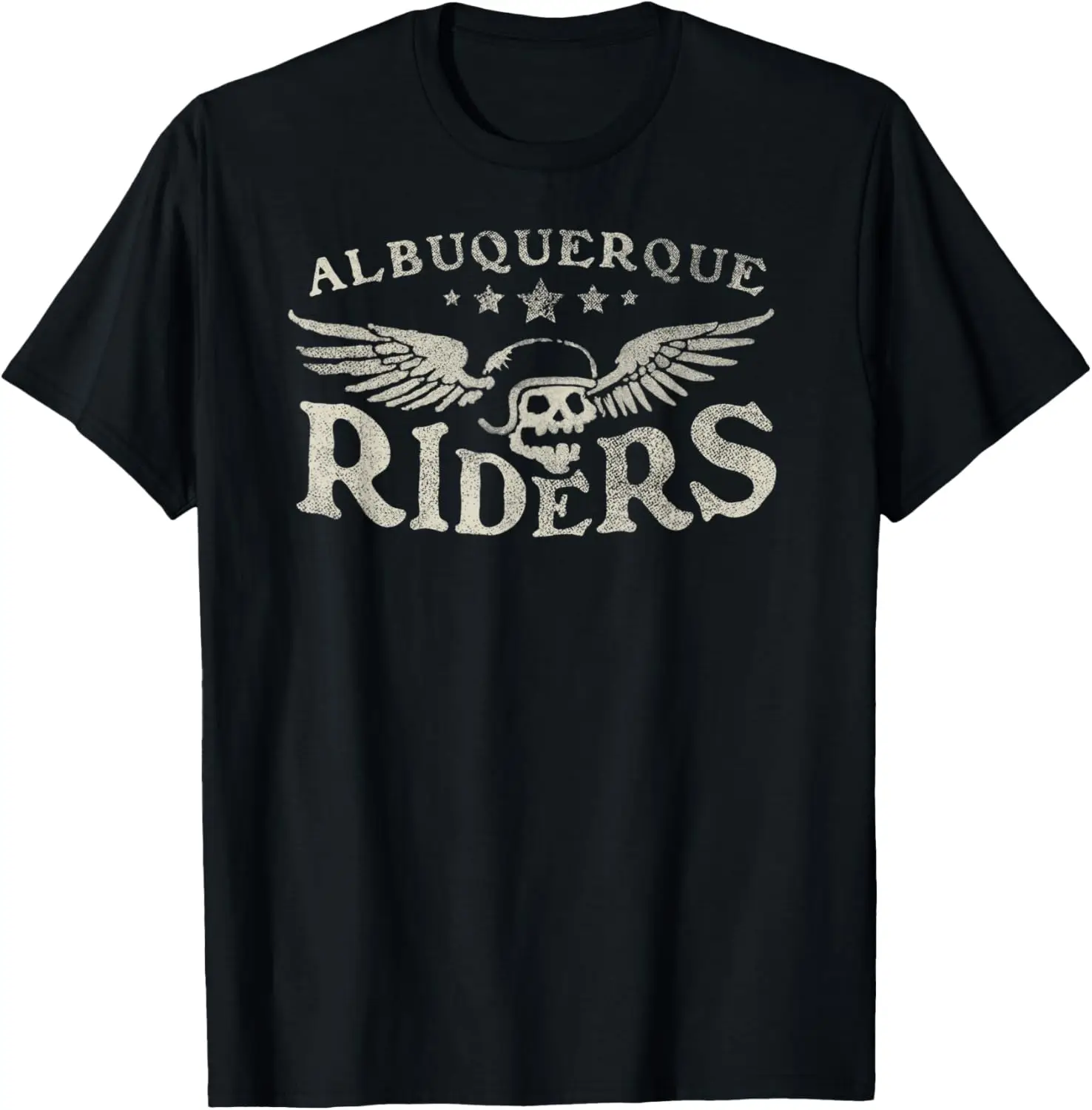 

Футболка Albuquerque Riders — мотоциклетная футболка с крыльями черепа
