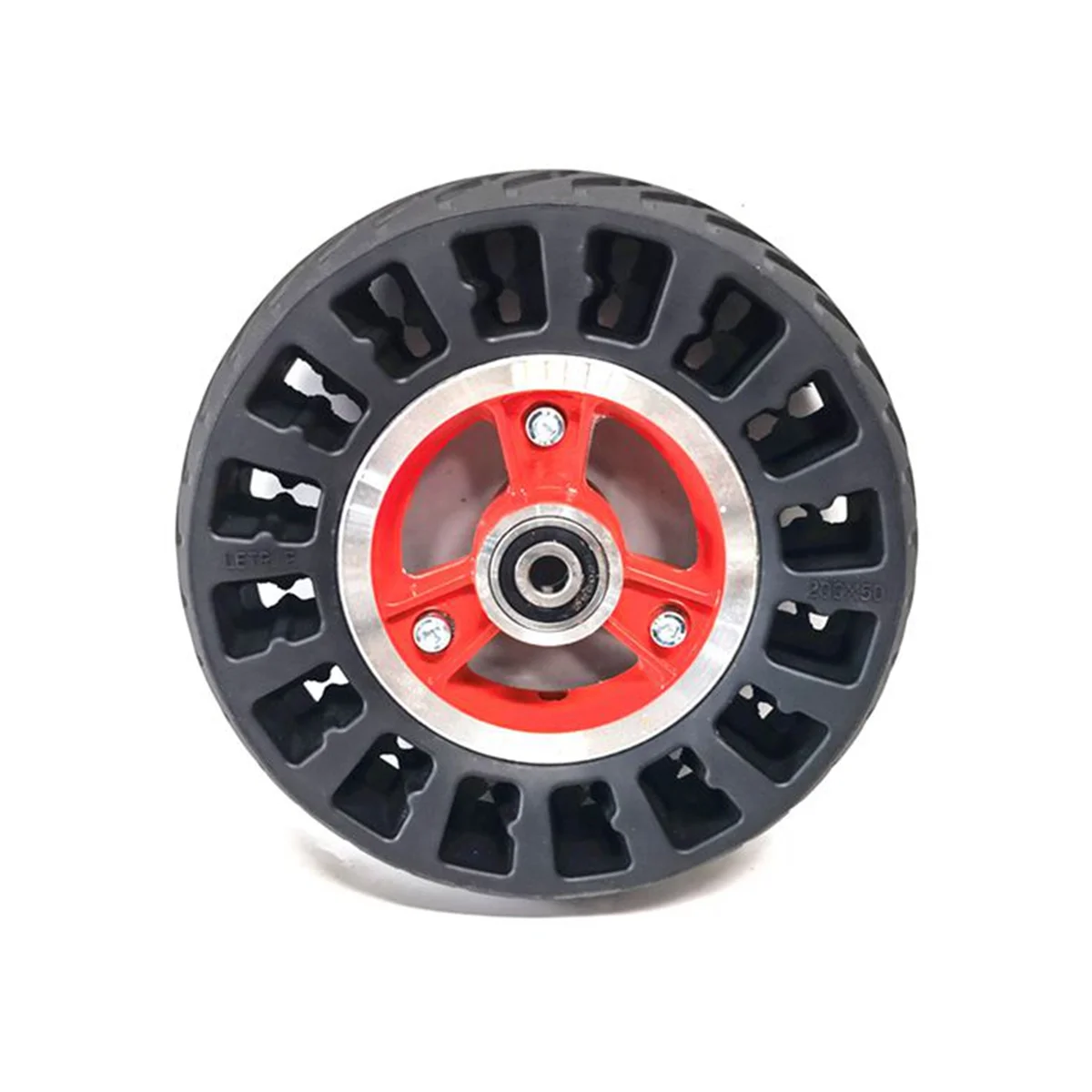 

8 Inch 200X50 Solid Tire Wheel Electric Scooter Wheel 200X50 No-Pneumatic Tire with Alloy Rim Wheel Accessories
