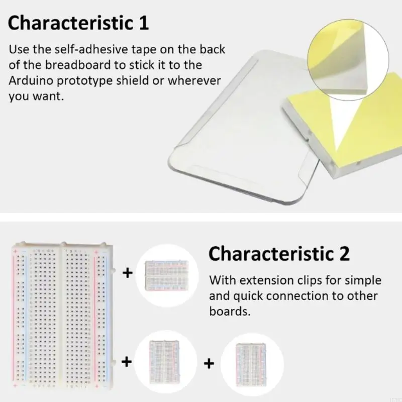 H7BC 100pcs/Set Universals Test Protoboard 400 Tie Point