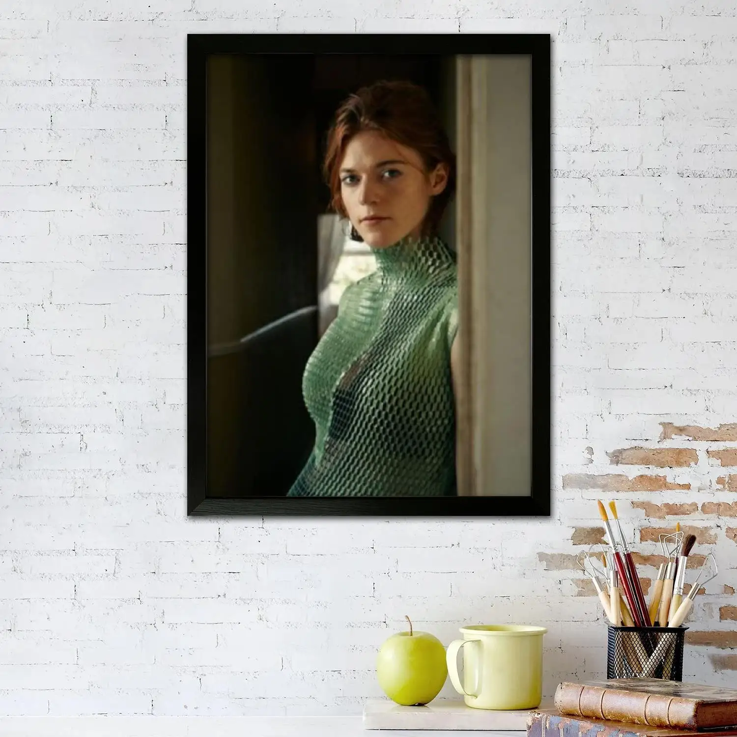 ملصق فني من القماش من Rose Leslie، طباعة صورة فنية جدارية، ملصقات ديكور غرفة نوم عائلية حديثة، لوحة زخرفية