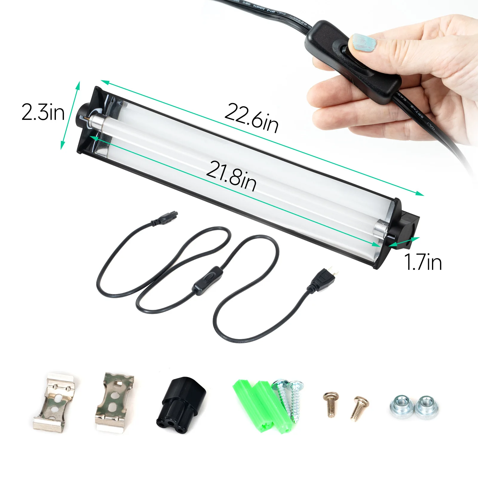 

Climbing pet T5 lamp UVB T5 lamp T5 lampshade complete set, timing switch T5 lamp