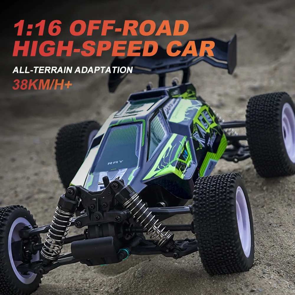 1:16 New RC Drift Racing  38KM/H All Terrains Electric Toy 15 Minutes 200M Brake 4WD Off Road Drift Remote Control Truck Toy