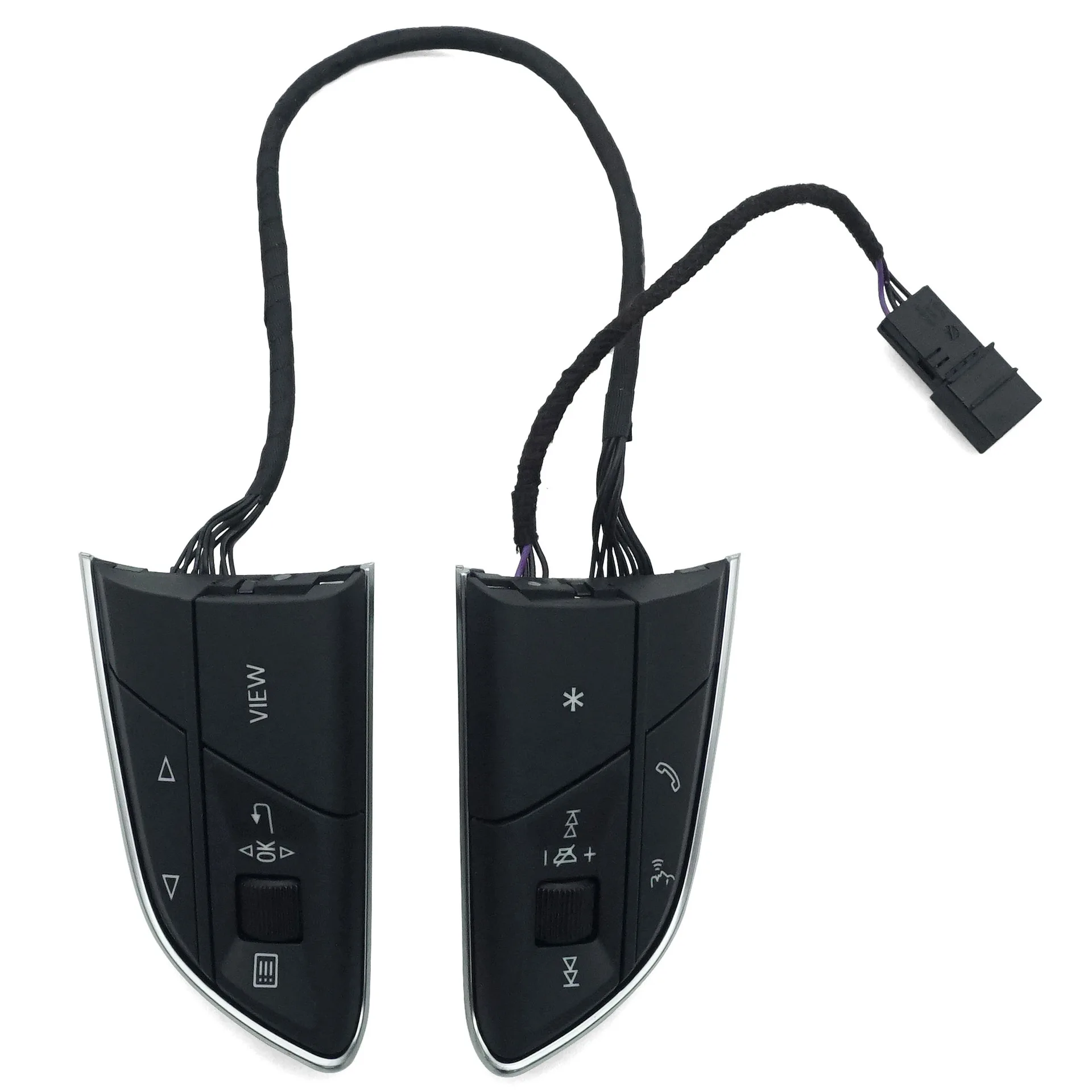 

High-quality multi-function steering wheel button module 4M8951523 control keys for Audi Q3/A3 (2014-2020) and Q2 (2016-2022).