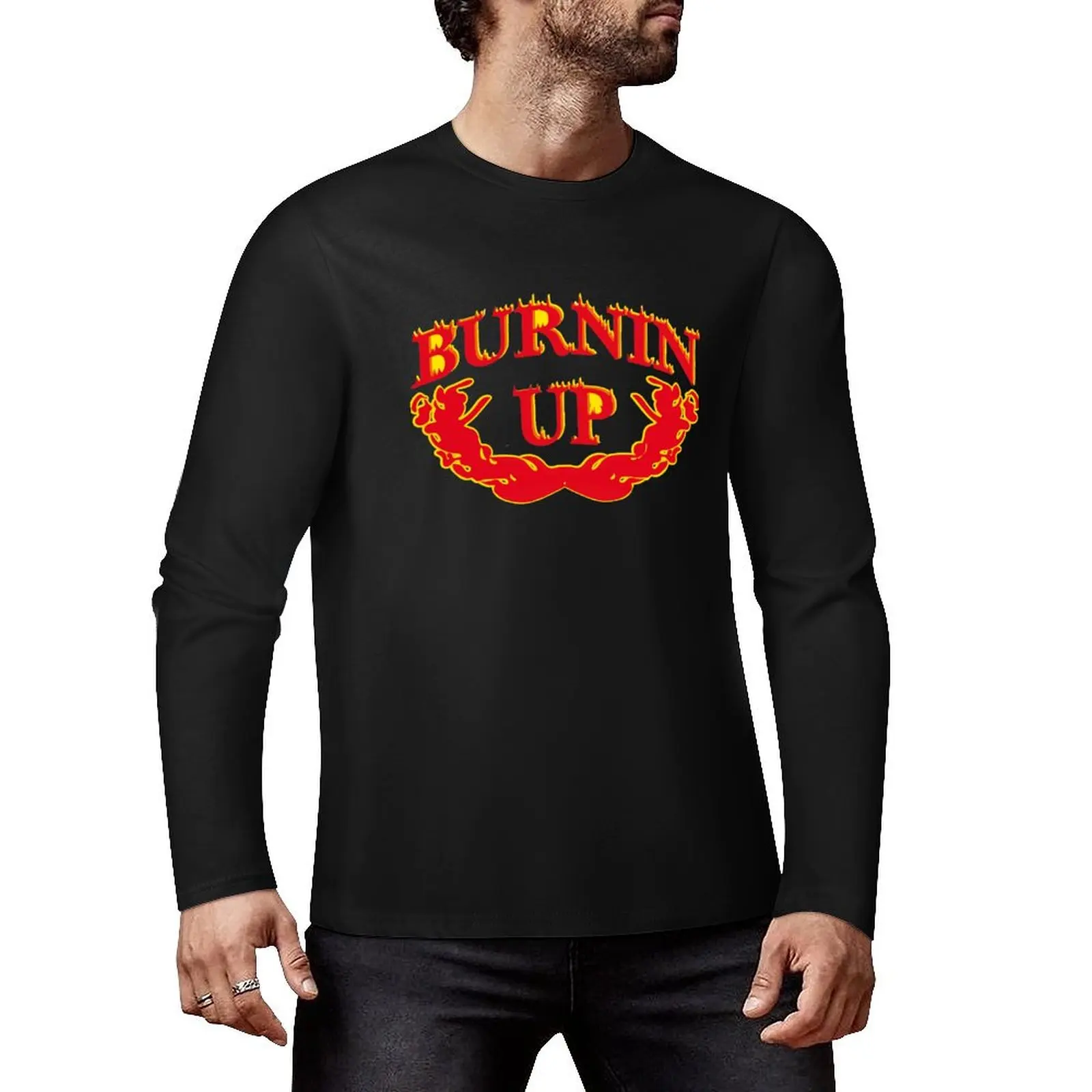 Burnin 'Up (for you, baby) Long T-Shirt sweat shirts man clothes funny t shirt t shirts for men graphic