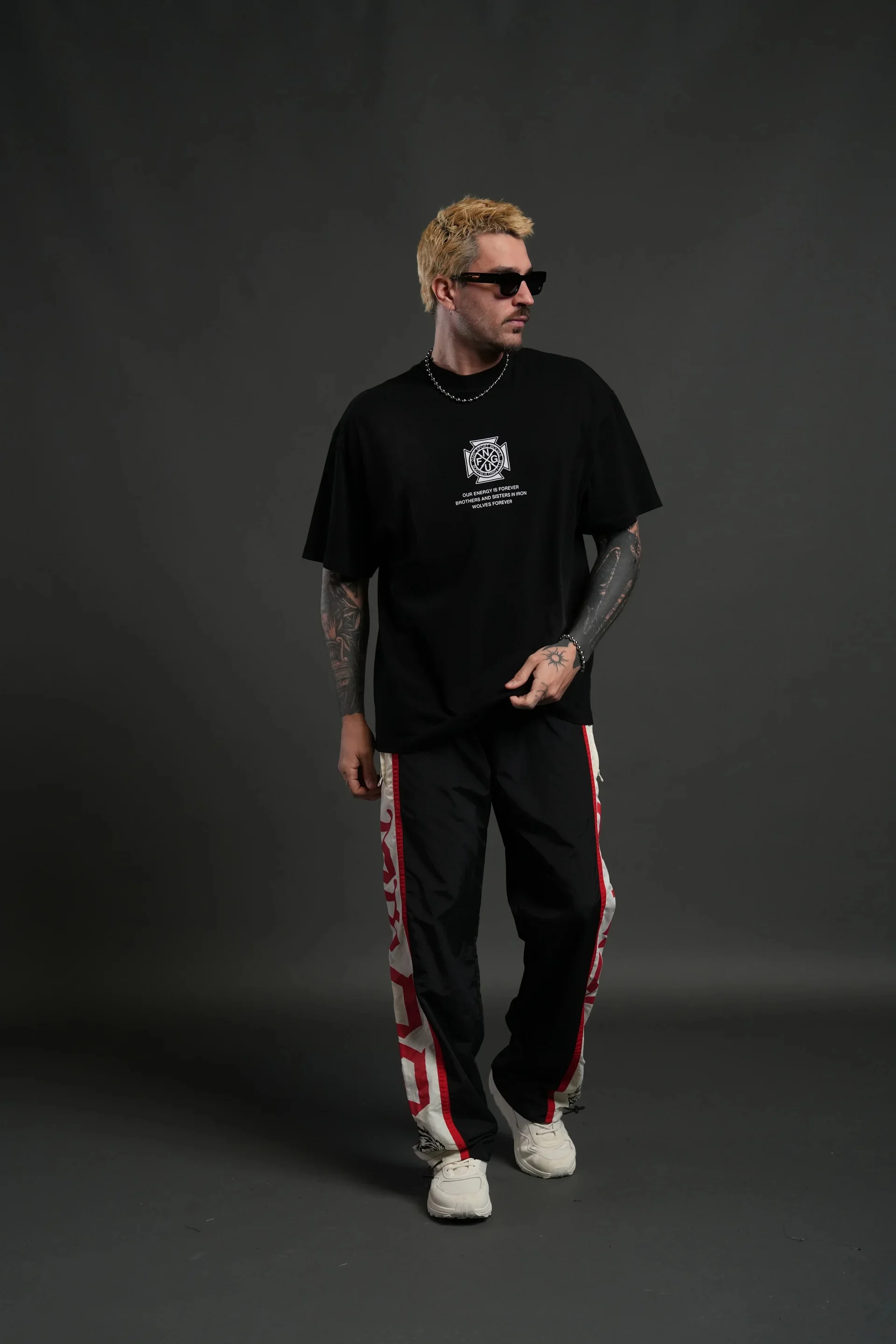 US SIZE Oversized Training Mens T-Shirt Design Letters Print T Shirts For Men Loose Fashion Sport Street Casual Clothes Tee Tops