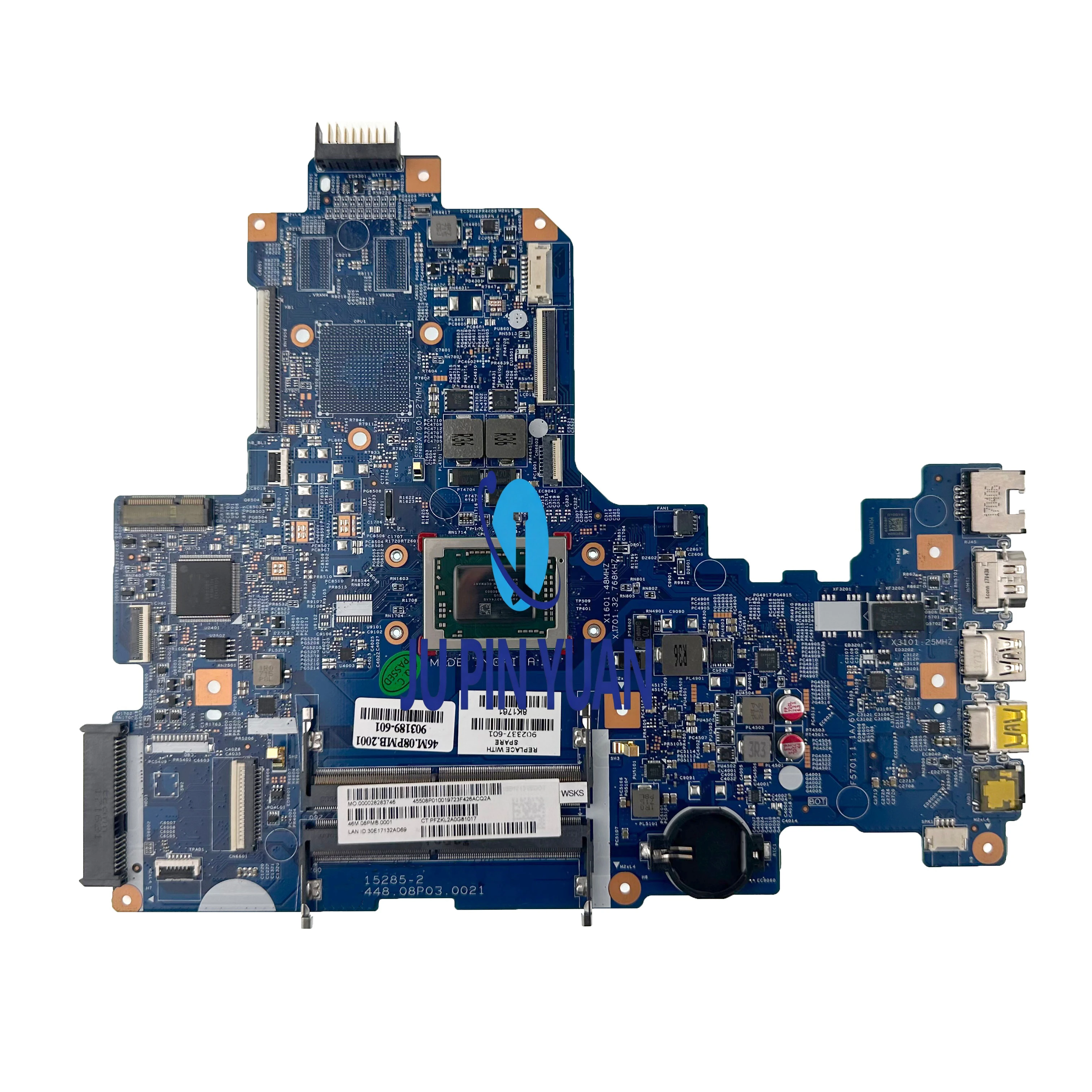 

902337-001 902337-601 For HP Pavilion 17-Y 17Z-Y Laptop Motherboard 448.08P03.0021 15285-2 With A12-9700 CPU 100% Full Tested