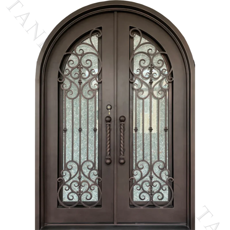 Exterior Doors Wrought Iron French Doors Design Double Front Designer Wrought Iron Ddoor