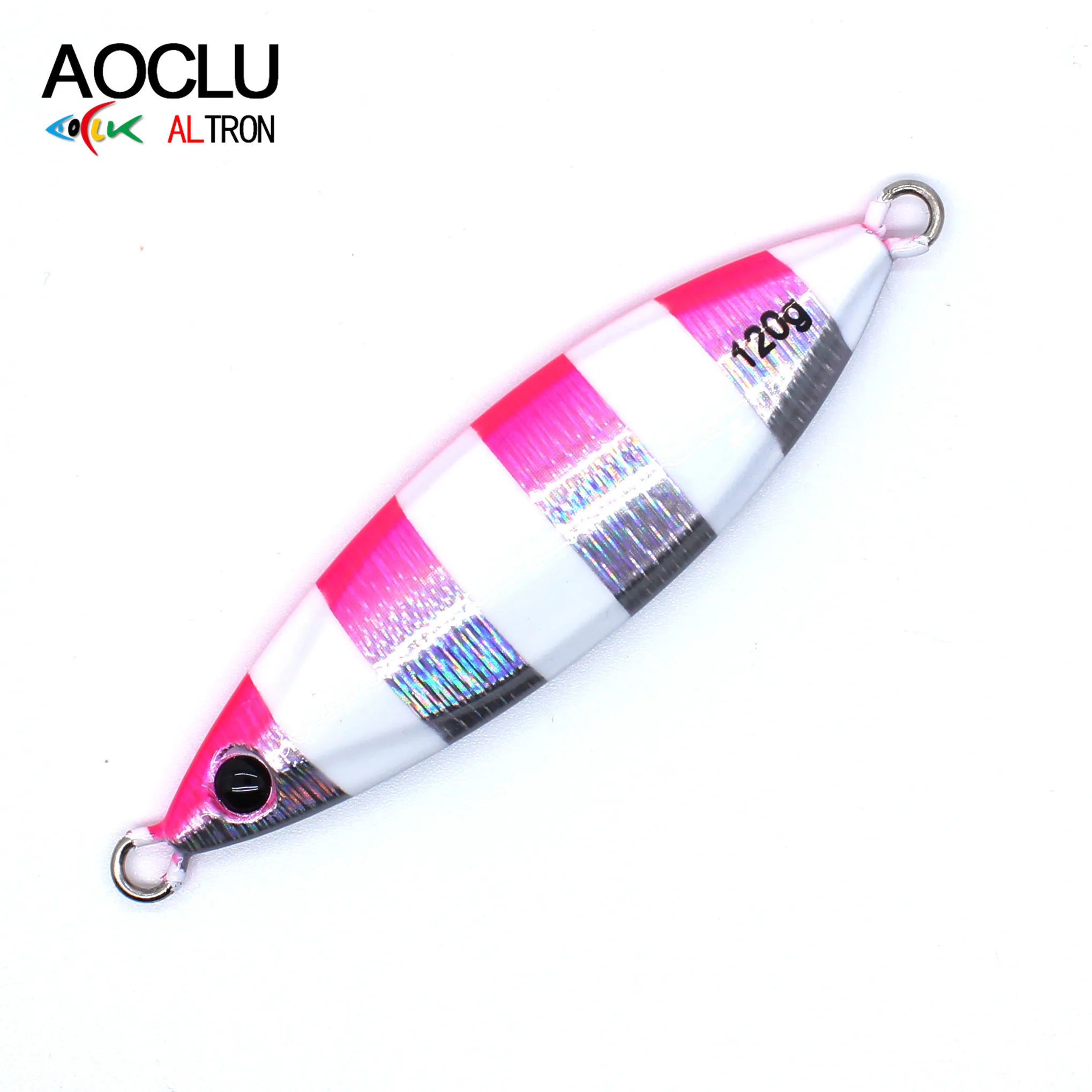 AOCLU Japan Quality Slow Metal Jig 5g 15g 40g 80g 120g Hard Bait Sinking Stick Fishing Lures Reflective Hologram Luminous UV