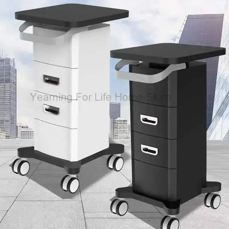 

Nordic Top Grade Trolley Cart Manicure Tool Shelf Tattoo Salon Trolley Medical Beautify Salon Furniture Kosmetik Wagen FYST