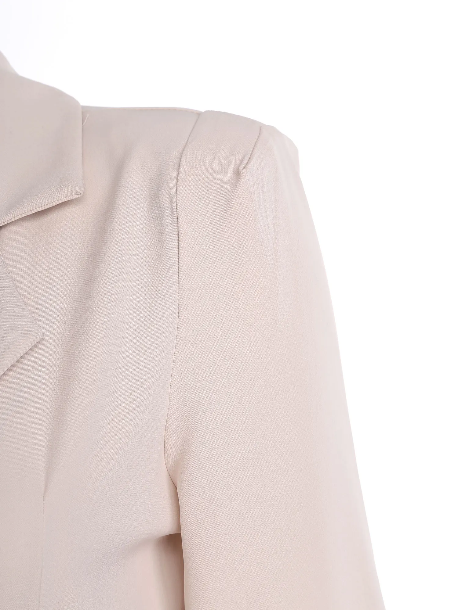 Traje de señora estilo traje de calle mono mamelucos de una pieza solapa de muesca manga larga pantalones rectos sueltos monos elegantes de moda para mujer