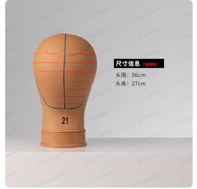 for PVC Mannequin Head Cork Canvas Mannequin Wig Making Display
