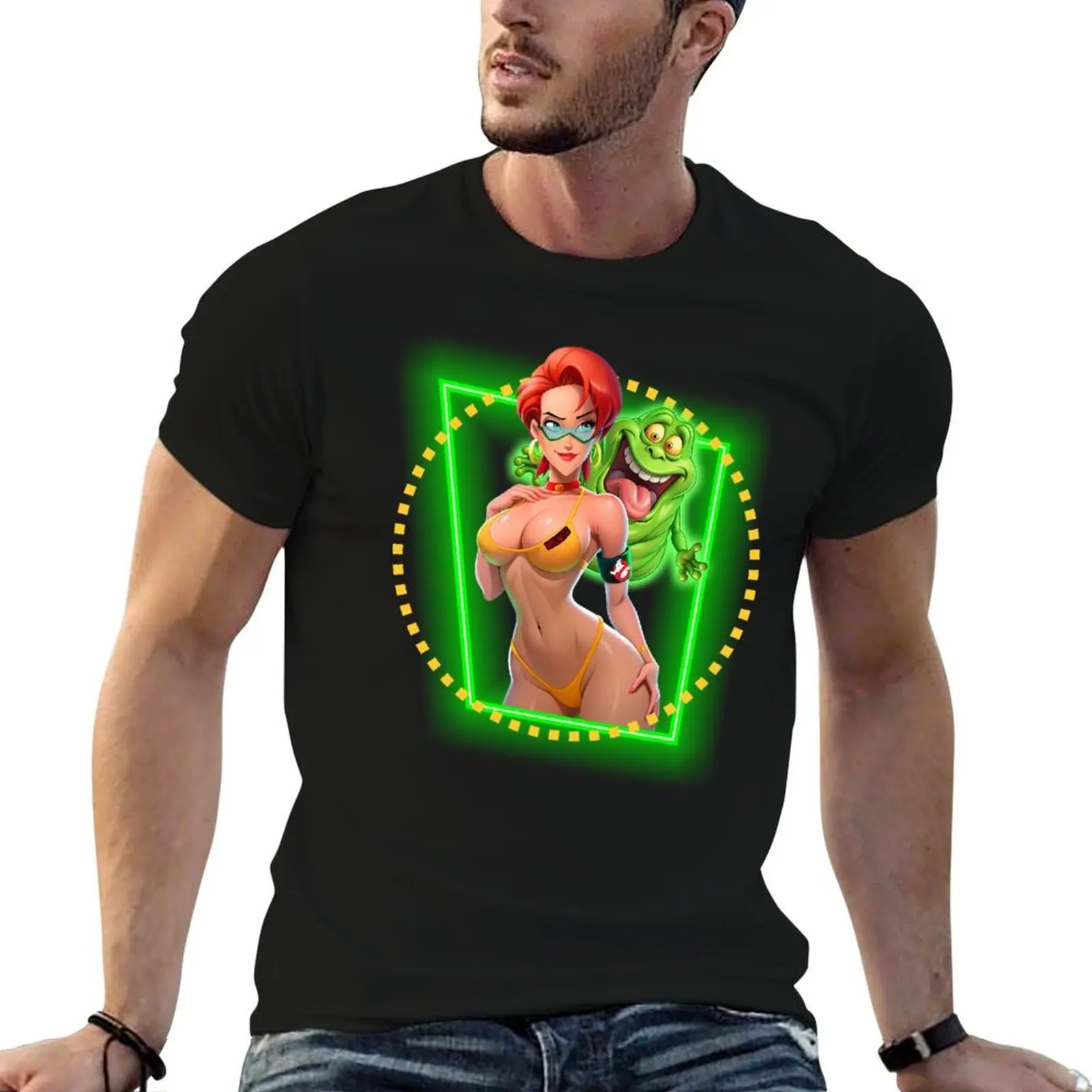 JANINE MELNITZ + SLIMER - 3th Design T-Shirt essential t shirt t shirts for man graphic funny T-Shirt