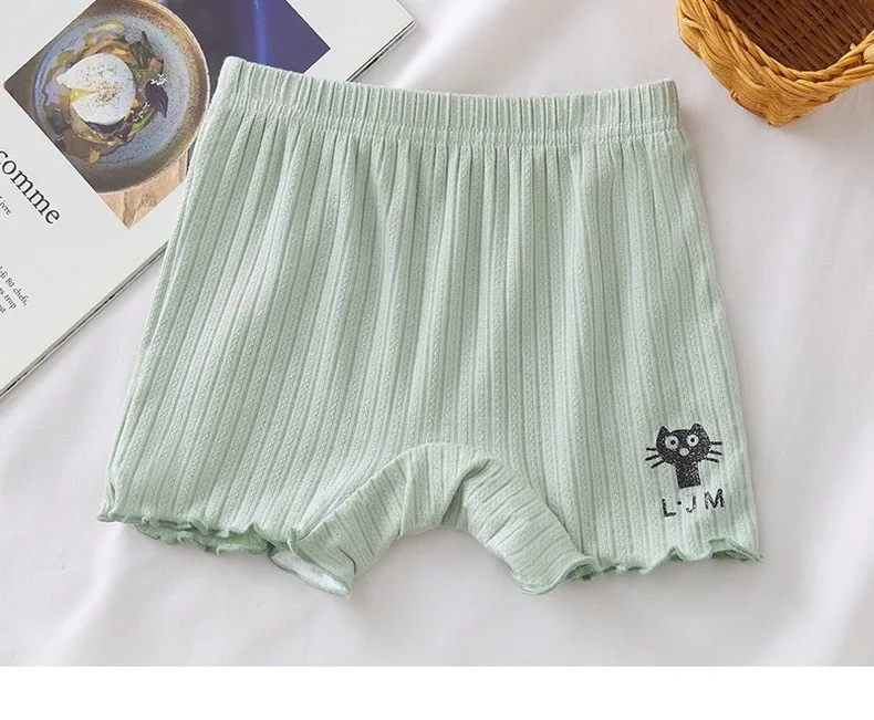 Algodão meninas calças de segurança crianças calças curtas roupa interior crianças verão shorts cuecas para 2-9years idade