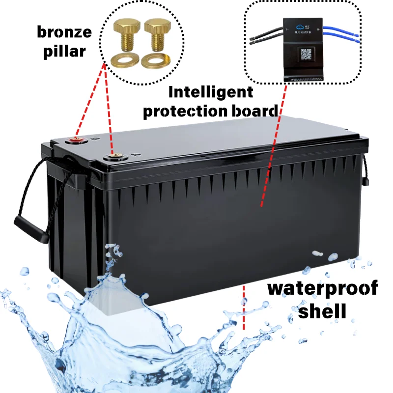 36V 100AH LiFePO4 Battery Pack For RV Campers Marine Golf Cart 200A BMS Deep Cycle Energy Storage Lithium Iron Phosphate Battery