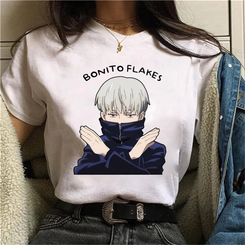 2024 New T-Shirt Funny Inumaki Toge Graphic Print Short Sleeve Fashion Anime Round Neck Cool T-Shirt