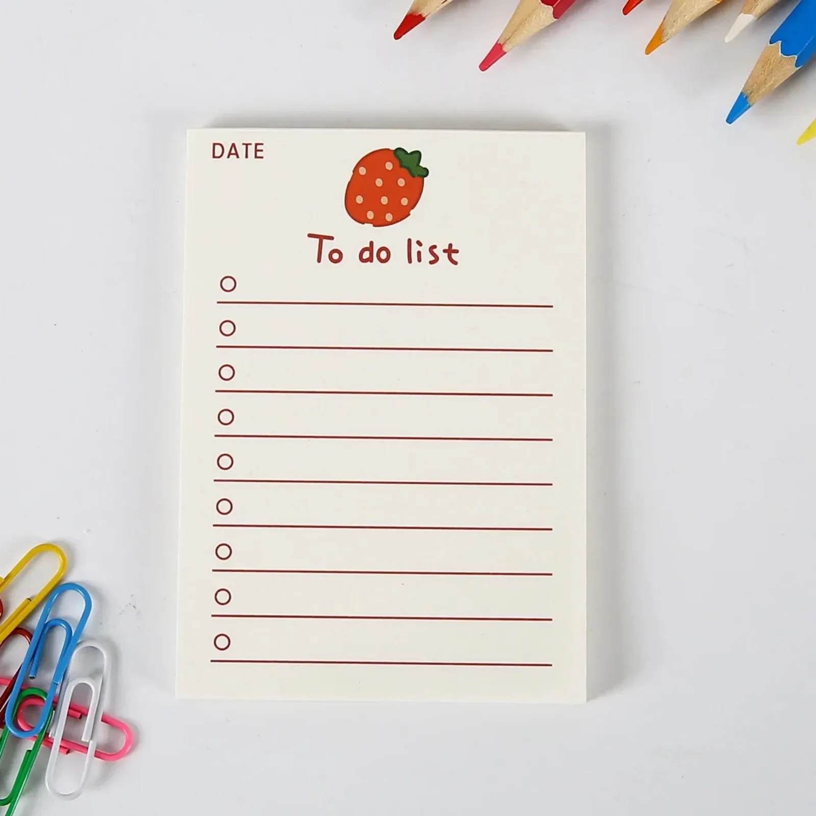 50 Pages Memo Pad Sticky Note Writing Pads Notepads Portable Daily Planner Schedule Book To Do List School Supplies