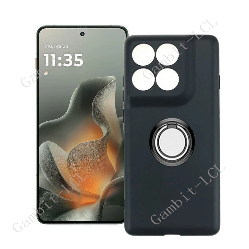 لموتورولا حافة 70 موتو X70 الهواء Edge70 X70Air MotoX70Air 2025 عودة حلقة حامل قوس جراب هاتف الهاتف الذكي بولي TPU غطاء ناعم #2