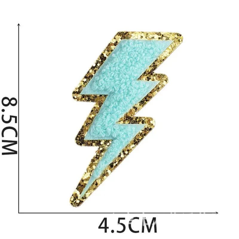 منشفة التطريز بحيرة الأزرق الإنجليزية رسائل التطريز القماش ملصق حقيبة الديكور التصحيح ملصق الكي بقع للملابس #2