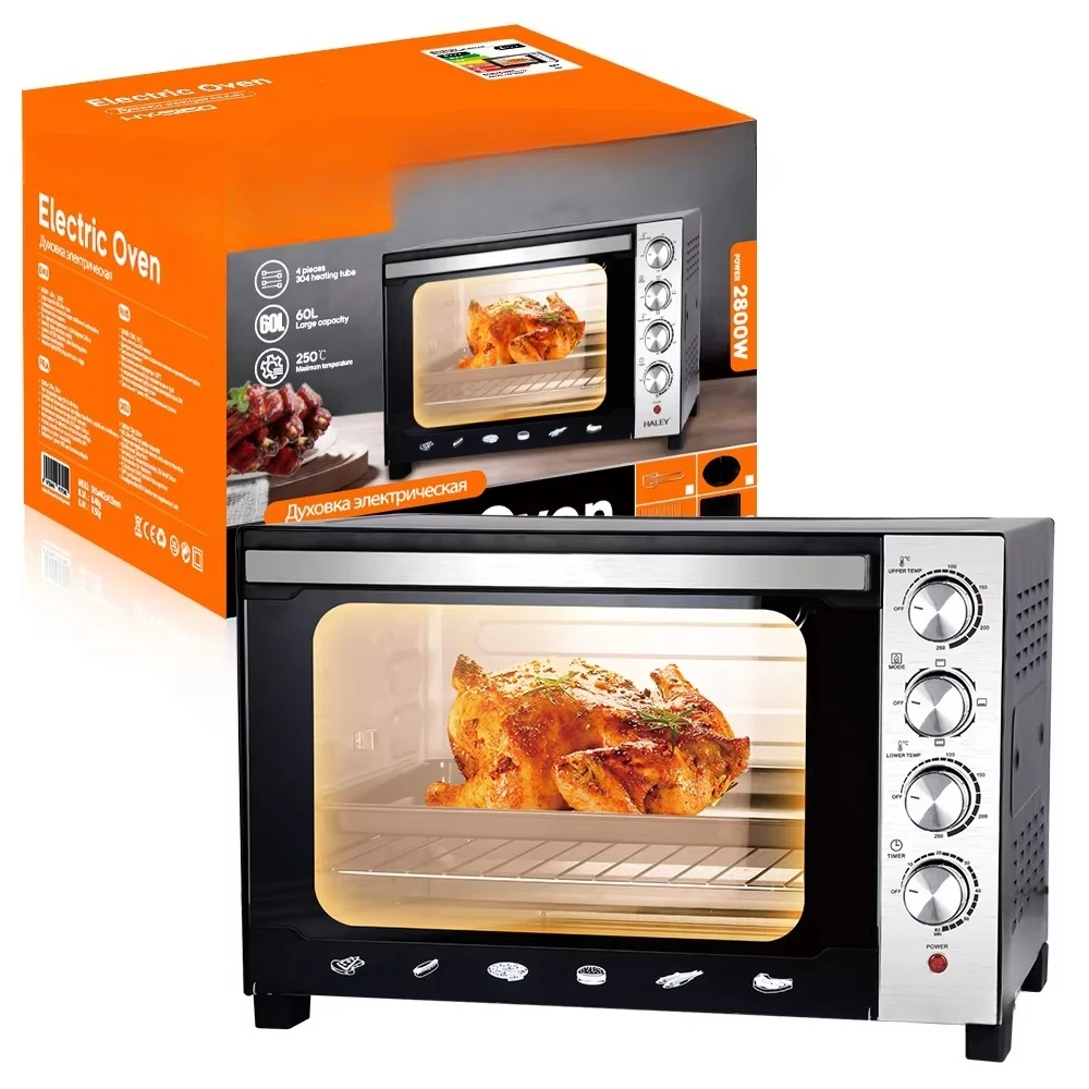 

Custom 2000W Countertop Ovens 60l Capacity Intelligent Ovens Household Electric Small Household Appliance