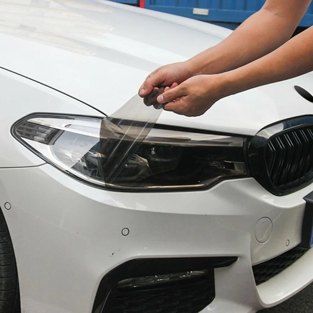 

Hot Practical Useful Car light Film Brake lights Foglights For Headlight Gloss Light Black PVC Sticker Wrap Tint