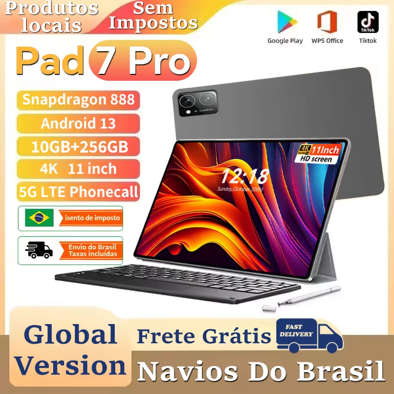 تابلت اندرويد أصلي، 10.1، ذاكرة وصول عشوائي 12 جيجابايت، ذاكرة وصول عشوائي 256 جيجابايت، اندرويد 13، ثماني النواة، 3G، 4G LTE، إنترنت، واي فاي، إنترنت، BT teclast