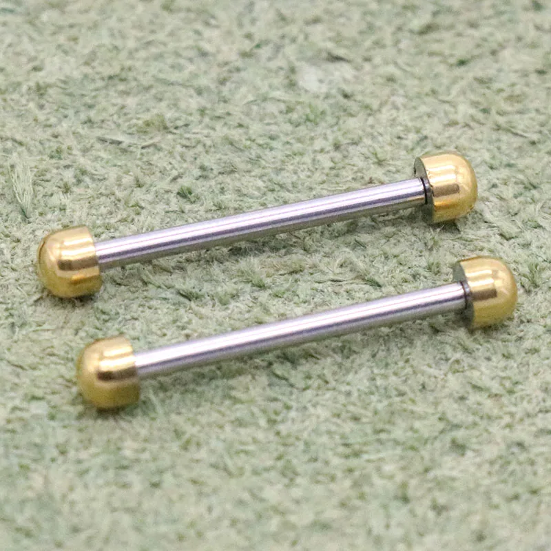 Accesorios de reloj para Versace, tornillo de una palabra, interfaz cóncava, eje de banda de reloj, varilla de enlace de oreja de oro rosa