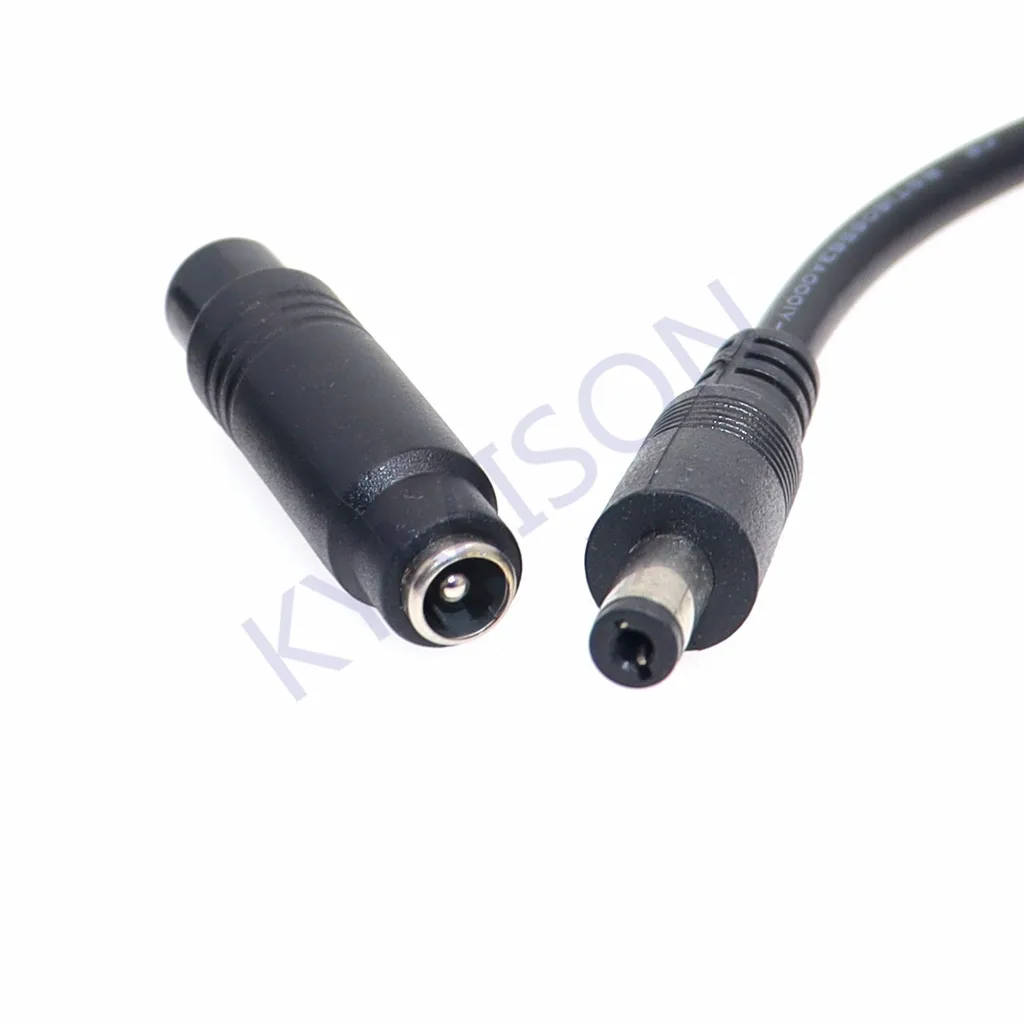 1Pcs M12 Female 3Pin Aviation Head Plug to DC 5.5*2.1mm Female Jack Plug Adapter Circular Aviation Connector Socket Plug