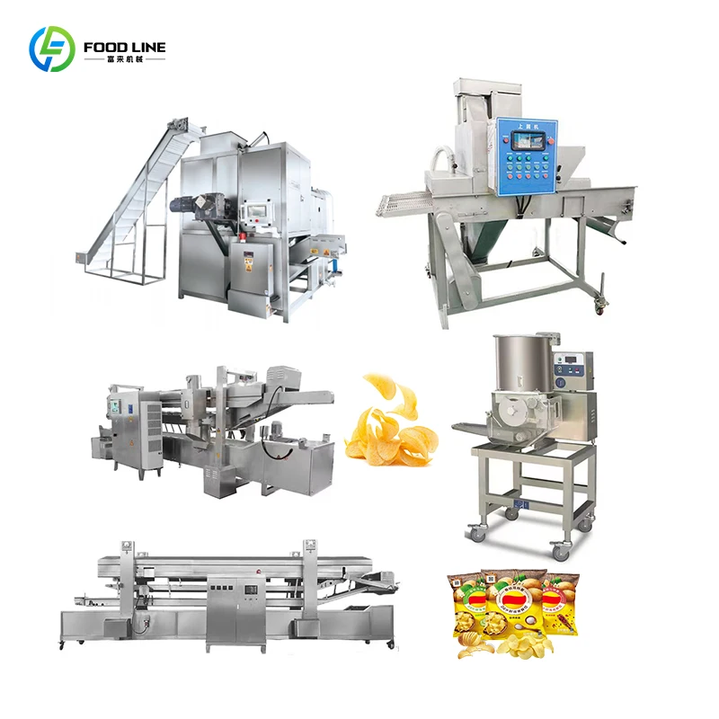 Precio de fábrica Excelente rendimiento Línea de producción de patatas fritas secas en China Soporte personalizado