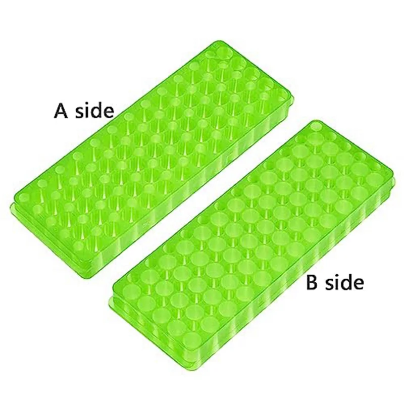 3Pcs Tube Rack Double-Sided Plate Centrifugal Pipe Rack for 0.5Ml-2Ml Centrifugal Pipe 60 Holes HY