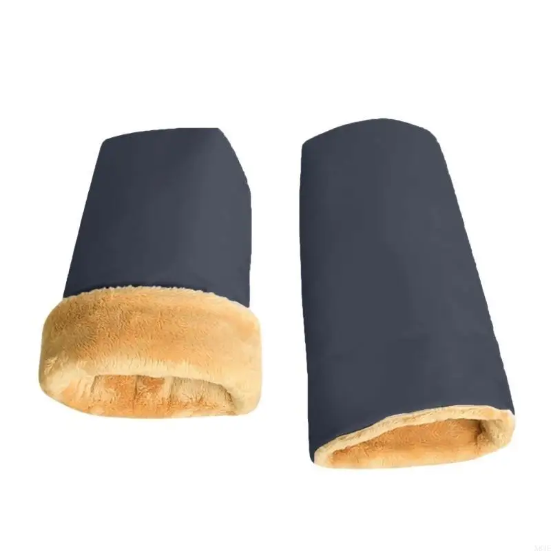 

N84E 2Pcs Thermal strollers Gloves Water Resistant Pushchair Hand Guards Winter Pram Gloves Suitable for Parental Convenience