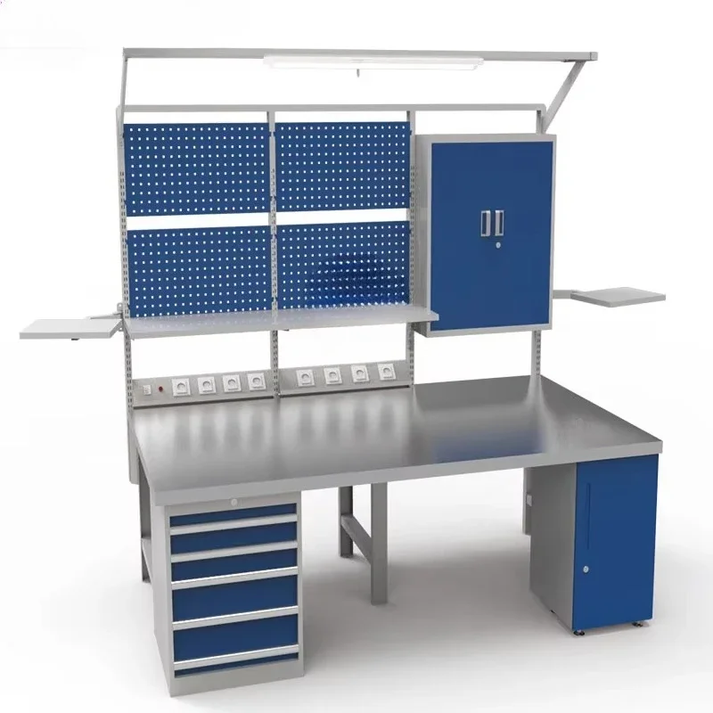 Heavy Duty Factory Esd Workbench Wood Workbench Top Assembly Worktable