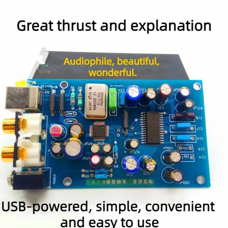 DAC decoder board tda1305usb decoder board 3.5 headphone output computer external sound card fever decoding OTG