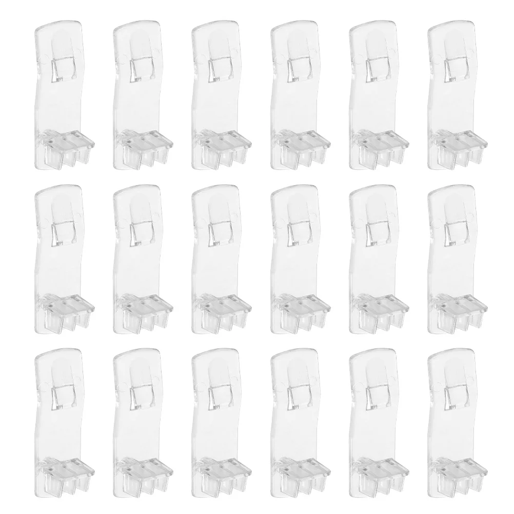 30個の棚サポートペグ クリアプラスチックロック棚ピン キッチンキャビネット本棚家具ホルダー交換用クリップ