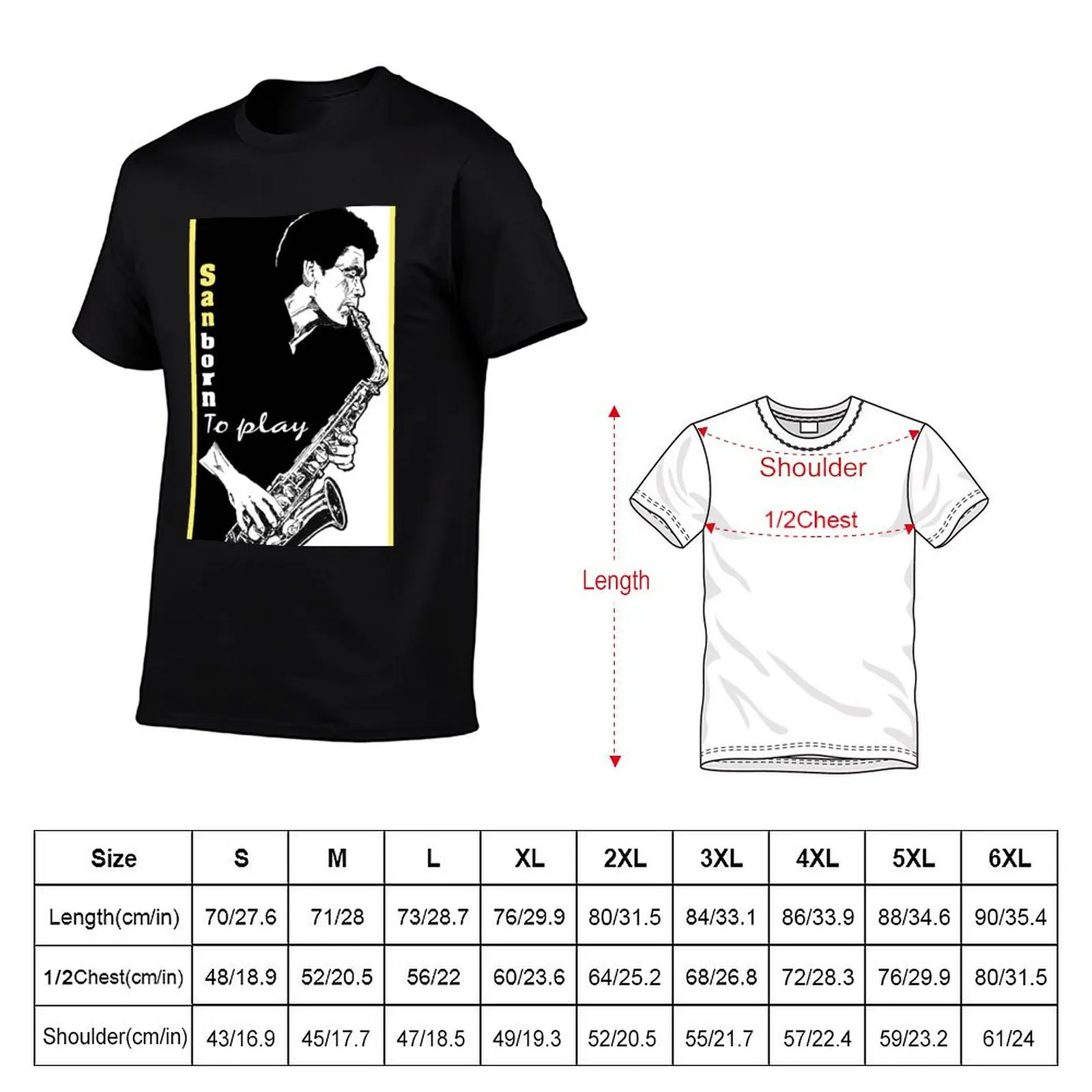 David Sanborn T-Shirt t shirts for man graphic tees T-Shirt