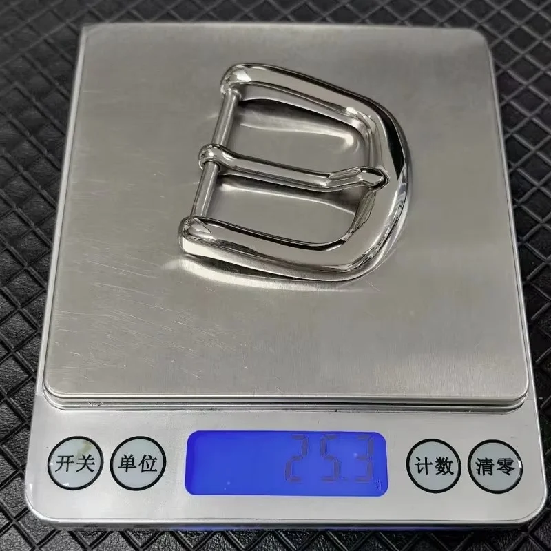 35mm Pure Titanium Belt Buckle for Men, Ultra Light Pin Buckle, Rustproof Hypoallergenic Business Casual Versatile Men