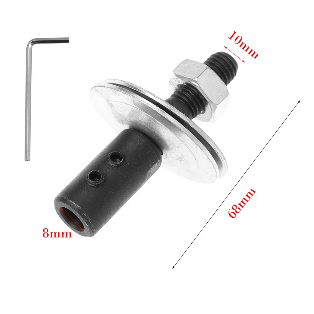 10mm Spindle Adapter For Grinding Polishing Machine 8mm/10mm/12mm Shaft Motor Bench Grinder Power Tool Accessories