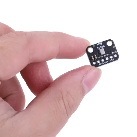 ICS 43434 I2S MEMS Microphone Breakout Module DC1.6V-3.6V Low Pass Filter Mini Module for Smart Voice Devices Recording Systems