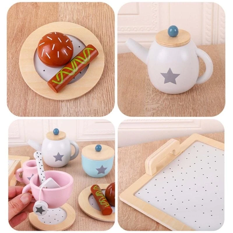 Toy Tea for Little Girls Boys Kids Tea Party Set for Play Tea Party Accessories Kitchen Pretend for Play for Kids Gi 15UB