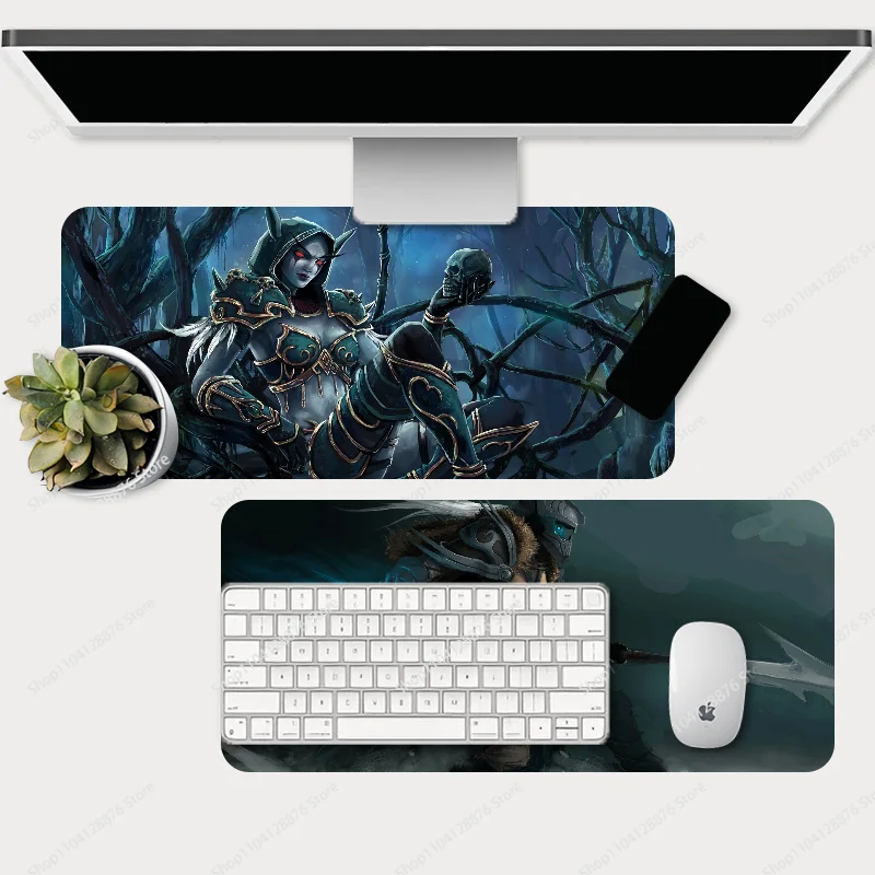 Game W-World of Warcraft Mousepad Gaming Mouse pad Gamer Pc Accessories Deskmat Keyboard Mat Desk Protector Mause Pads